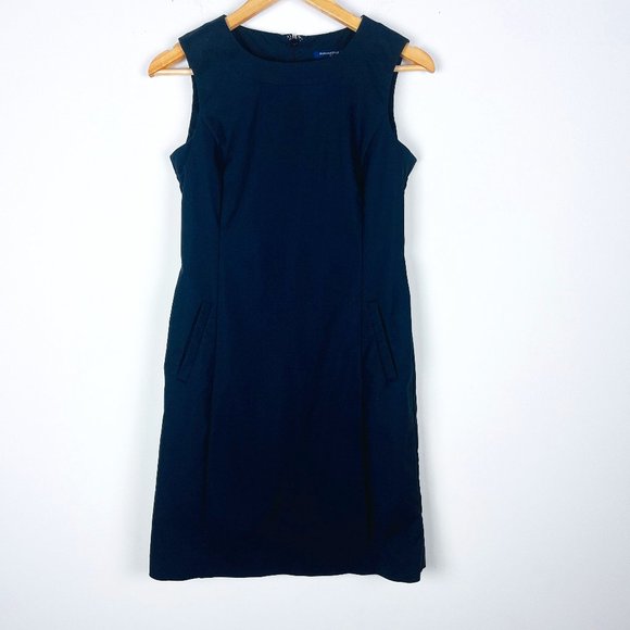 Banana Republic Black Sleeveless Pocket Dress 2 - Picture 1 of 6